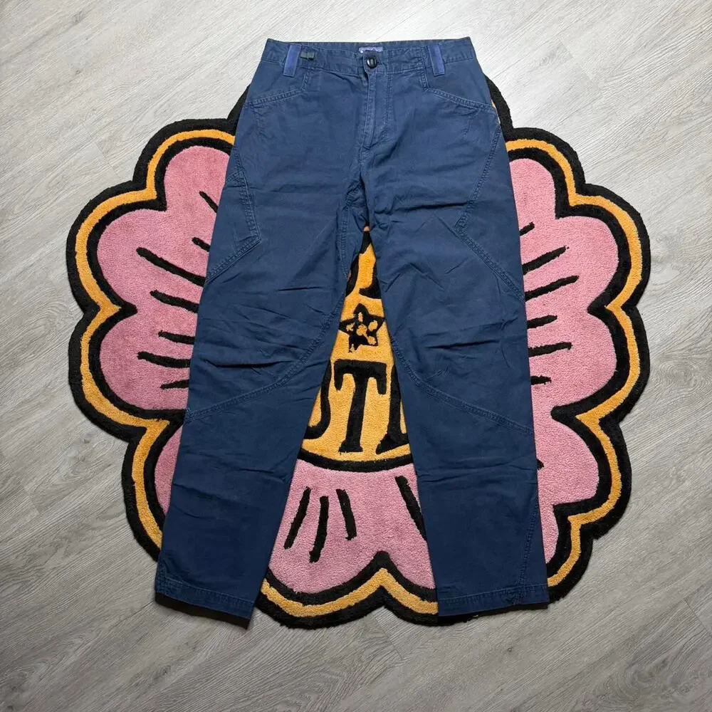 Patagonia Embroidered Logo Casual Mountain Hiking Pants Size 28 Navy Blue